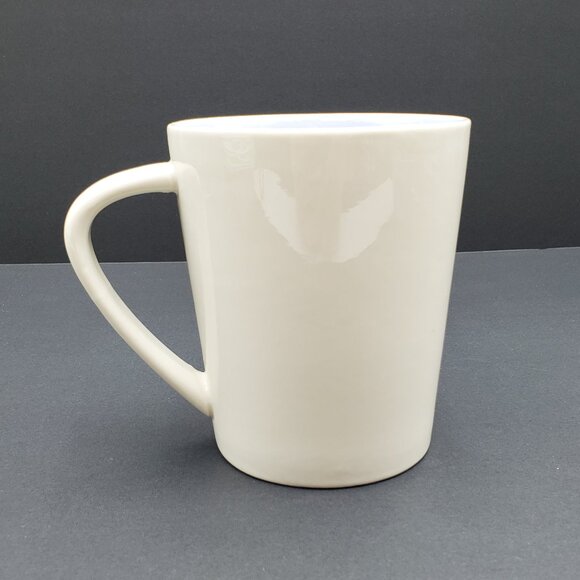 Tag Dog Mug White Mug with Black Etched Dog Puppy Mug with Purple Interior - Picture 3 of 8